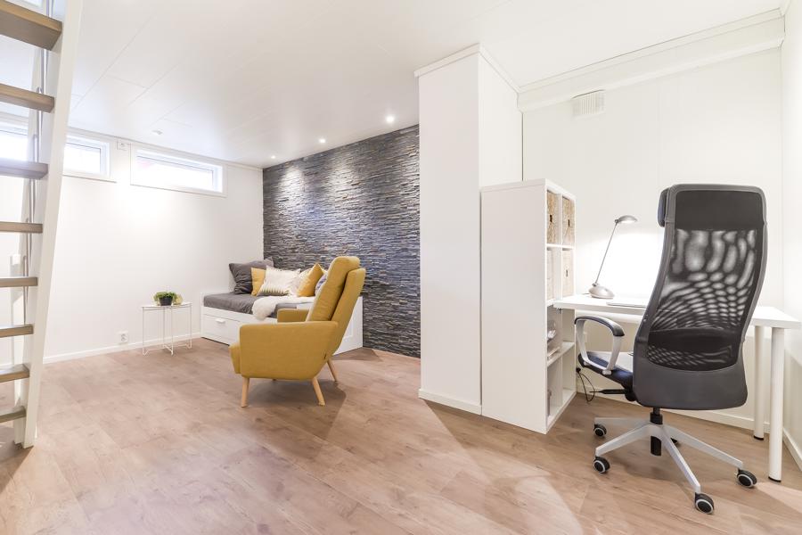 Basement living room