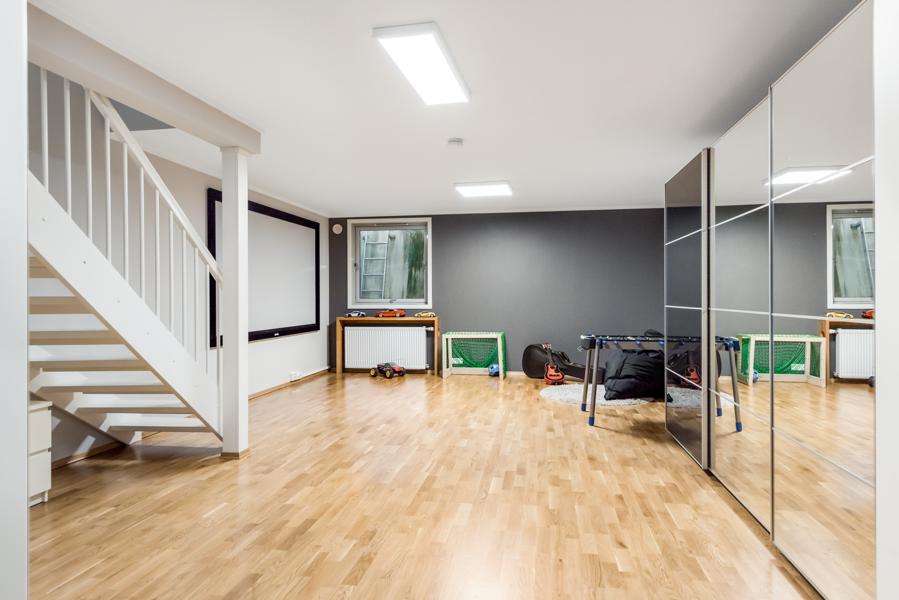 Basement living room